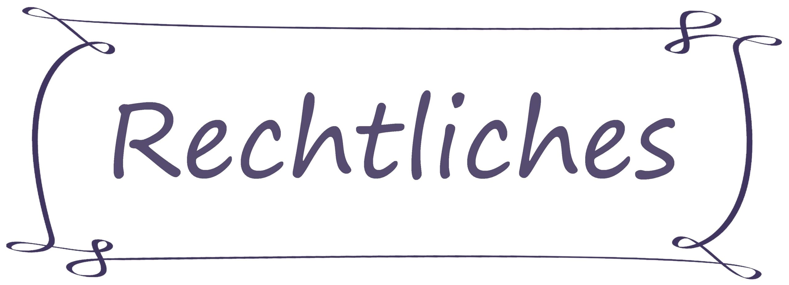 Seitenüberschrift: Rechtliches