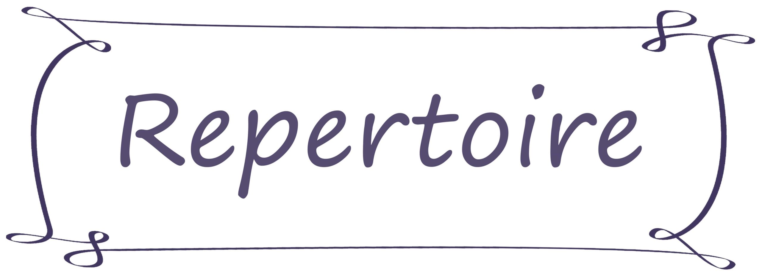 Seitenüberschrift: Repertoire